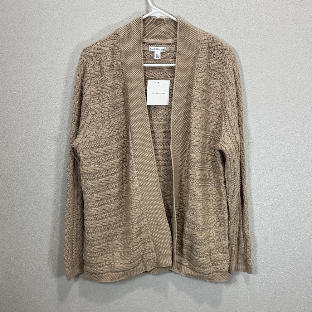 Croft‎ & Barrow Women's Beige Cardigan